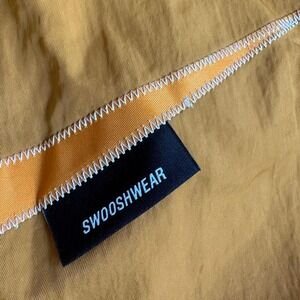 NIKE Swoosh Sportswear Essential Woven Quarter Zip Dress XXL Desert Ochre Yellow