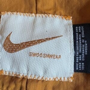 NIKE Swoosh Sportswear Essential Woven Quarter Zip Dress XXL Desert Ochre Yellow