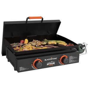 Blackstone Adventure Ready 2 - Burner 22" Propane Griddle with Hard Cover in Black(Black)
