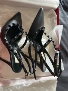 Valentino Garavani Black Stud Heels