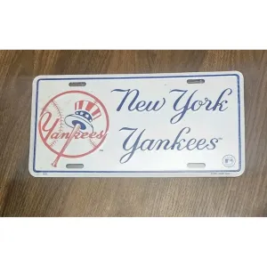 MLB‎ New York Yankees Metal License Plate