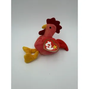 Ty Beanie Babies Teenie Strut The Rooster 1993 McDonalds